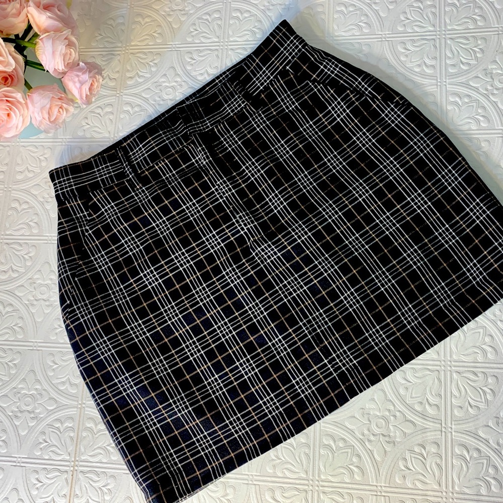 Plaid Mini Skirt
